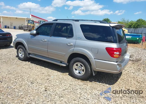 2003 Toyota Sequoia Sr5 V8 z USA, uszkodzony, nr VIN 5TDZT34A73S156265